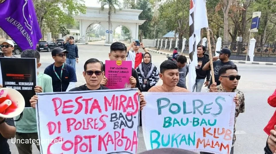 AJI Kendari Kecam Dugaan Kekerasan terhadap Jurnalis tvOne di Polres Baubau, Desak Kapolres dan Propam Bertindak