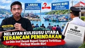 Nelayan Kulisusu Utara Terancam Penindakan, La Ode Inal Desak Bupati Segera Terbitkan Perbup Waode Buri